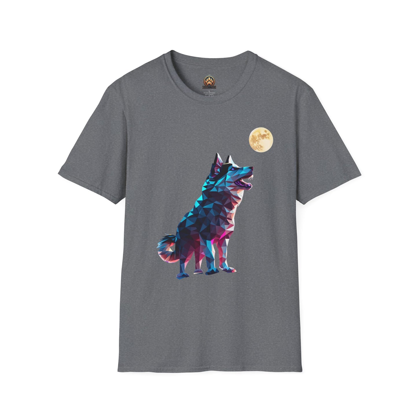 Polygon Alaskan Husky Tee - Large Front Print
