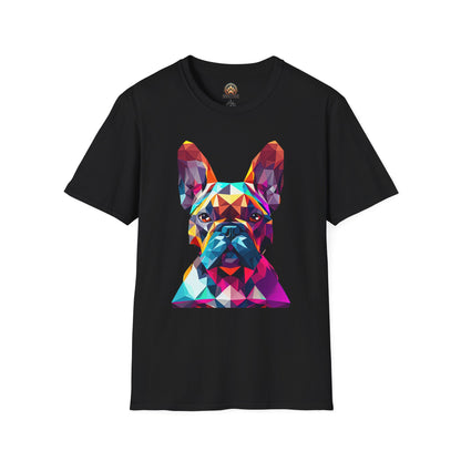 Polygon French Bulldog Tee - Large Front Print