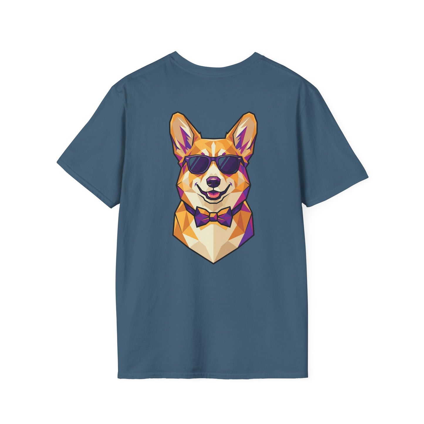 Dapper Corgi Tee - Pocket & Large Back Print