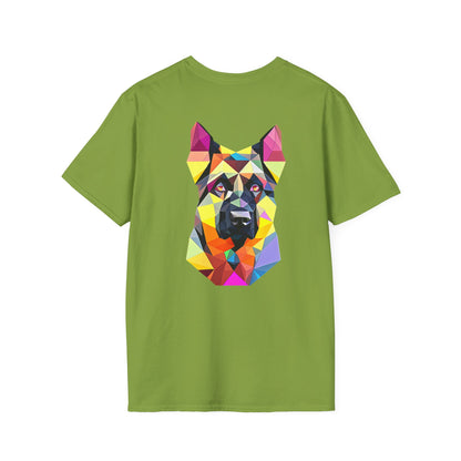 German Shepherd Tee - Pocket & Large Back Print