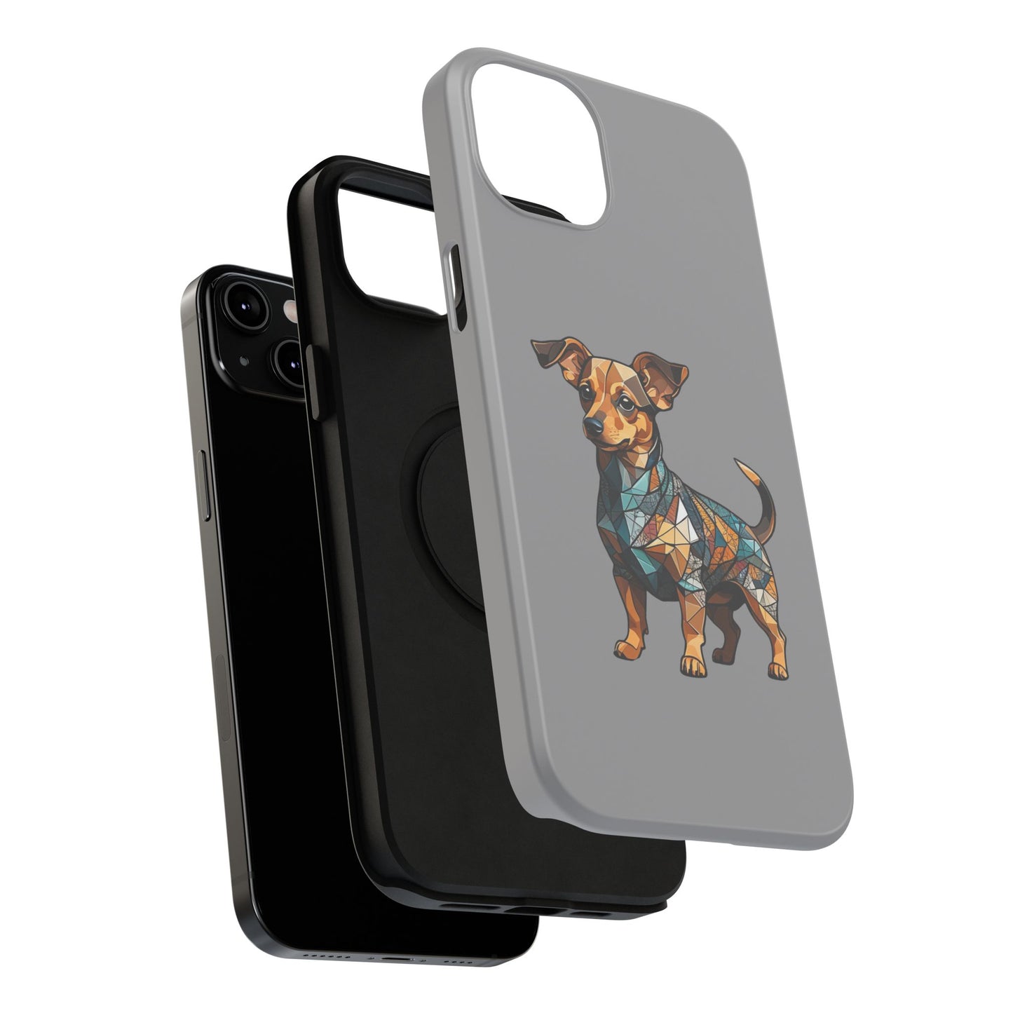 Polygon Style Pop Art Chiweenie Dog iPhone Phone Case