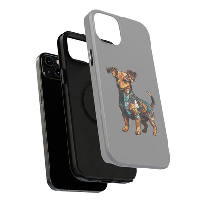 Polygon Style Pop Art Chiweenie Dog iPhone Phone Case