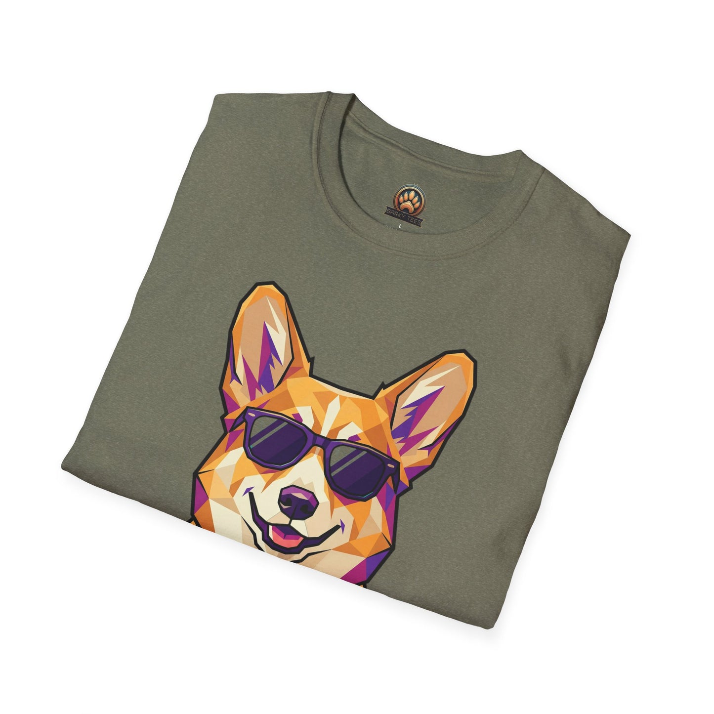 Dapper Corgi Tee - Large Front Print