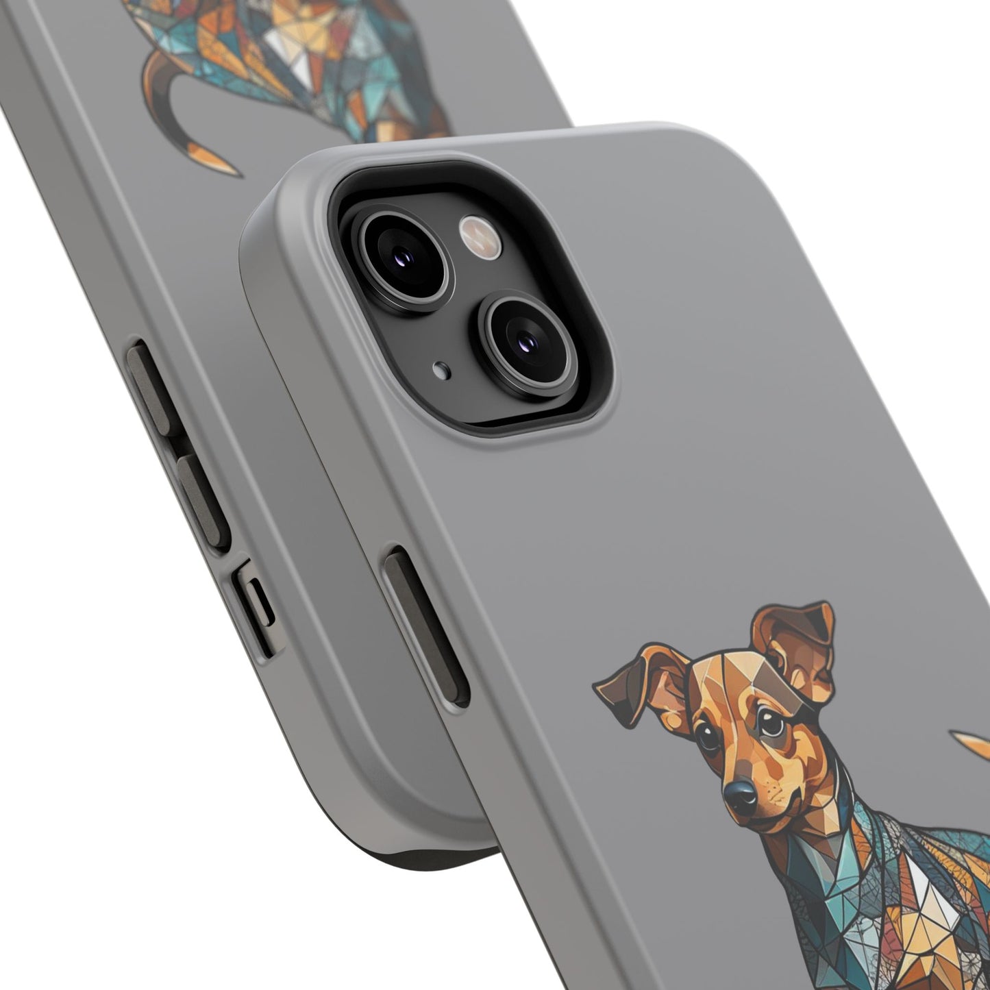Polygon Style Pop Art Chiweenie Dog iPhone Phone Case