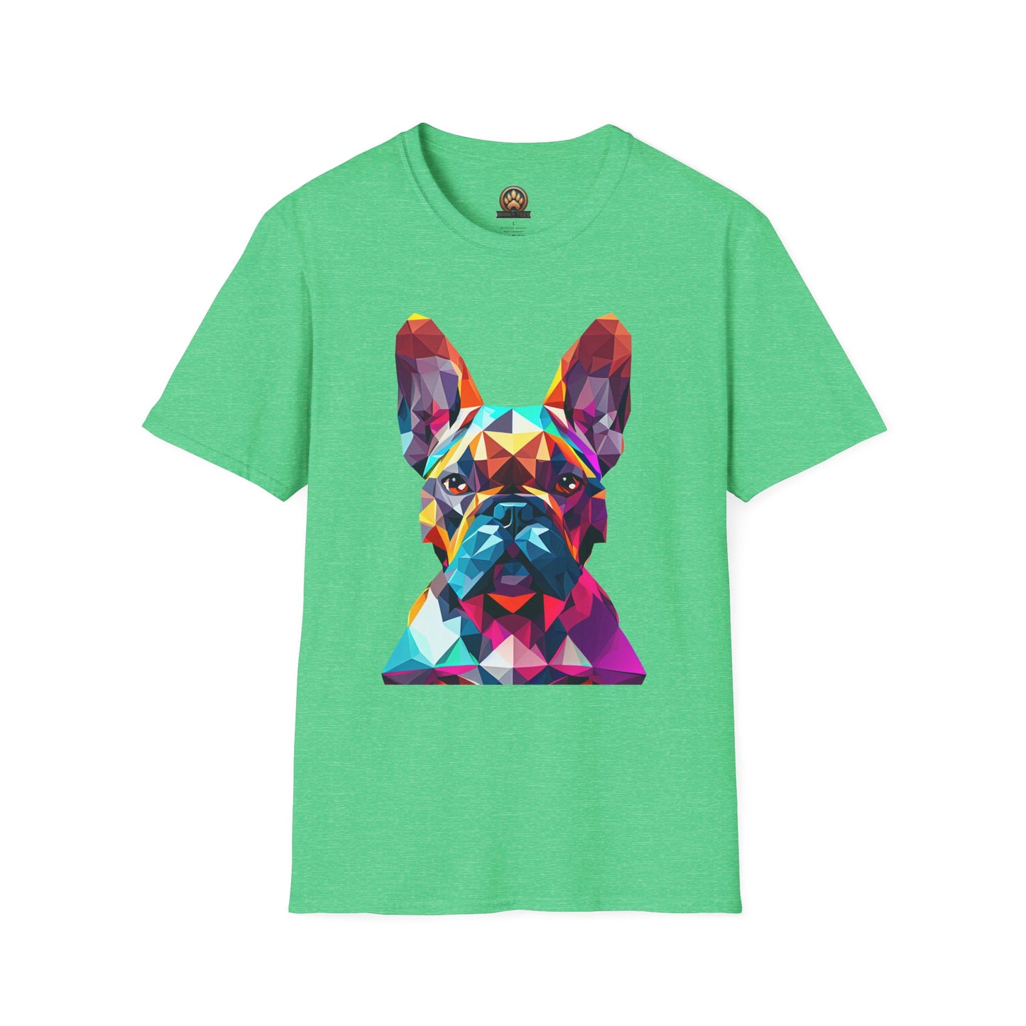 Polygon French Bulldog Tee - Large Front Print