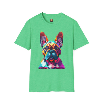 Polygon French Bulldog Tee - Large Front Print