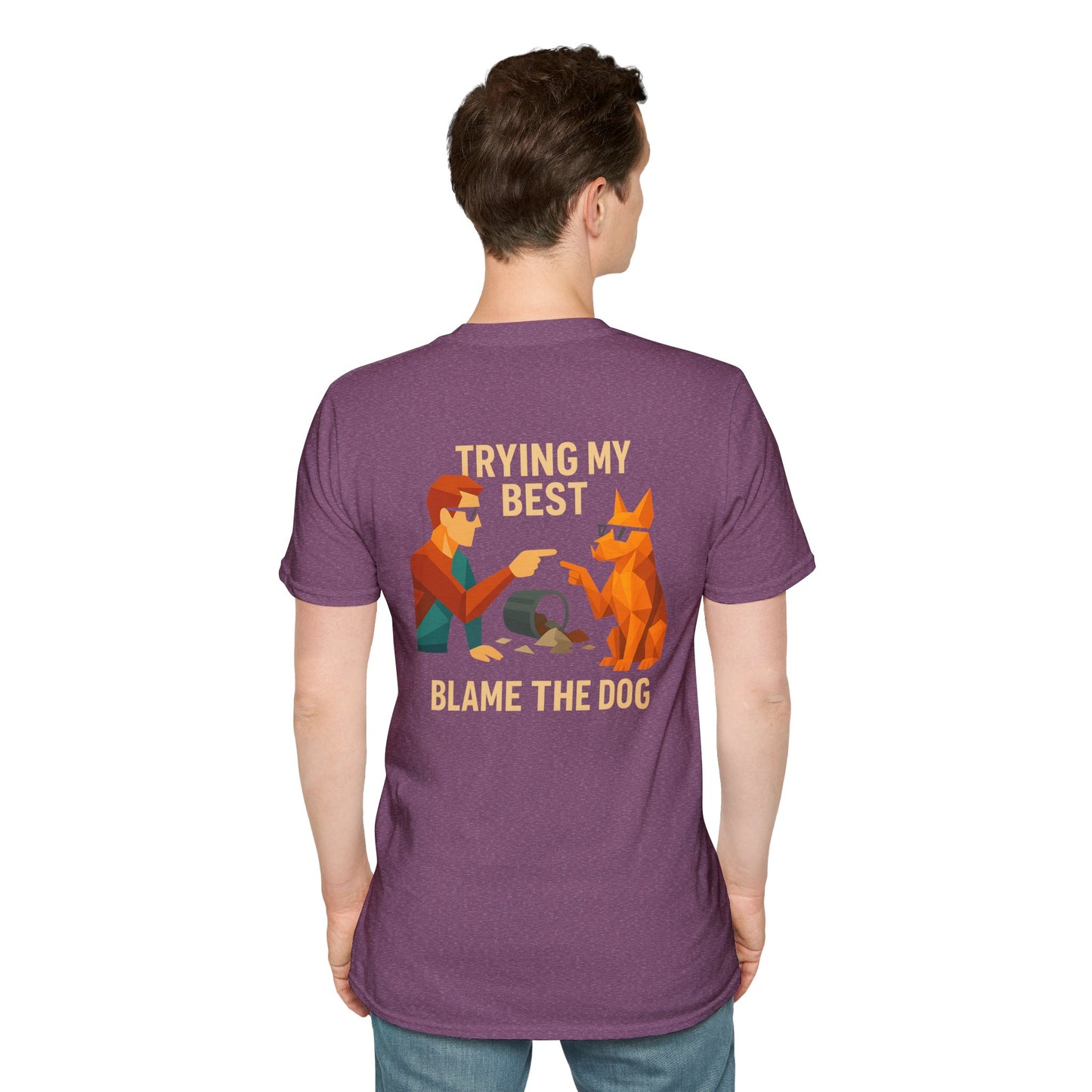 Blame the Dog - Pocket Logo and Large Back Print