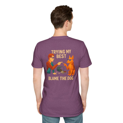 Blame the Dog - Pocket Logo and Large Back Print