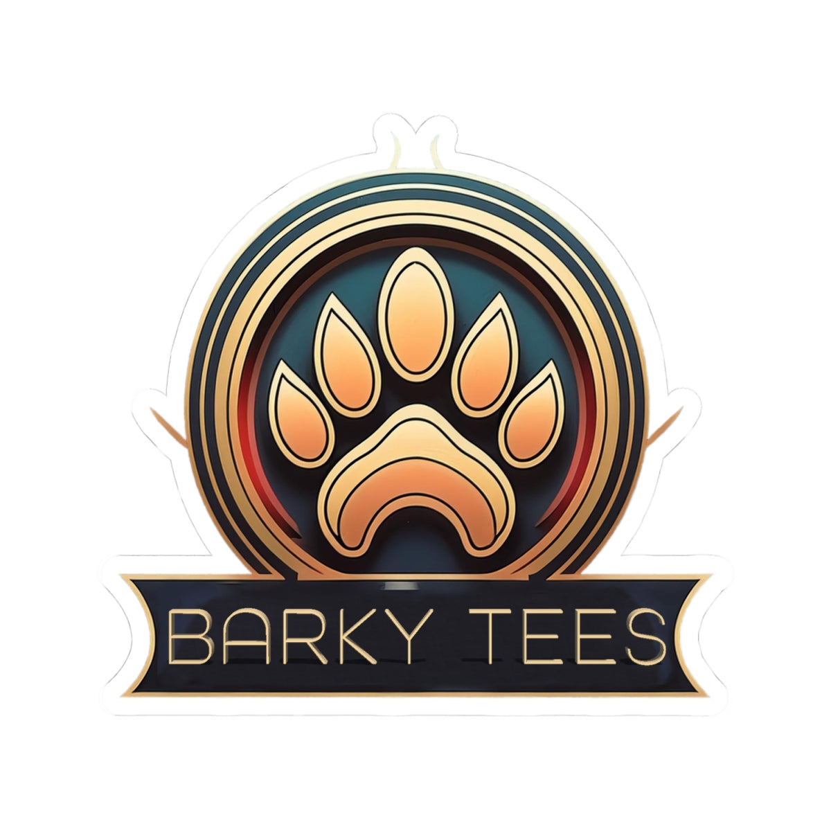 Barky Tees Logo Sticker