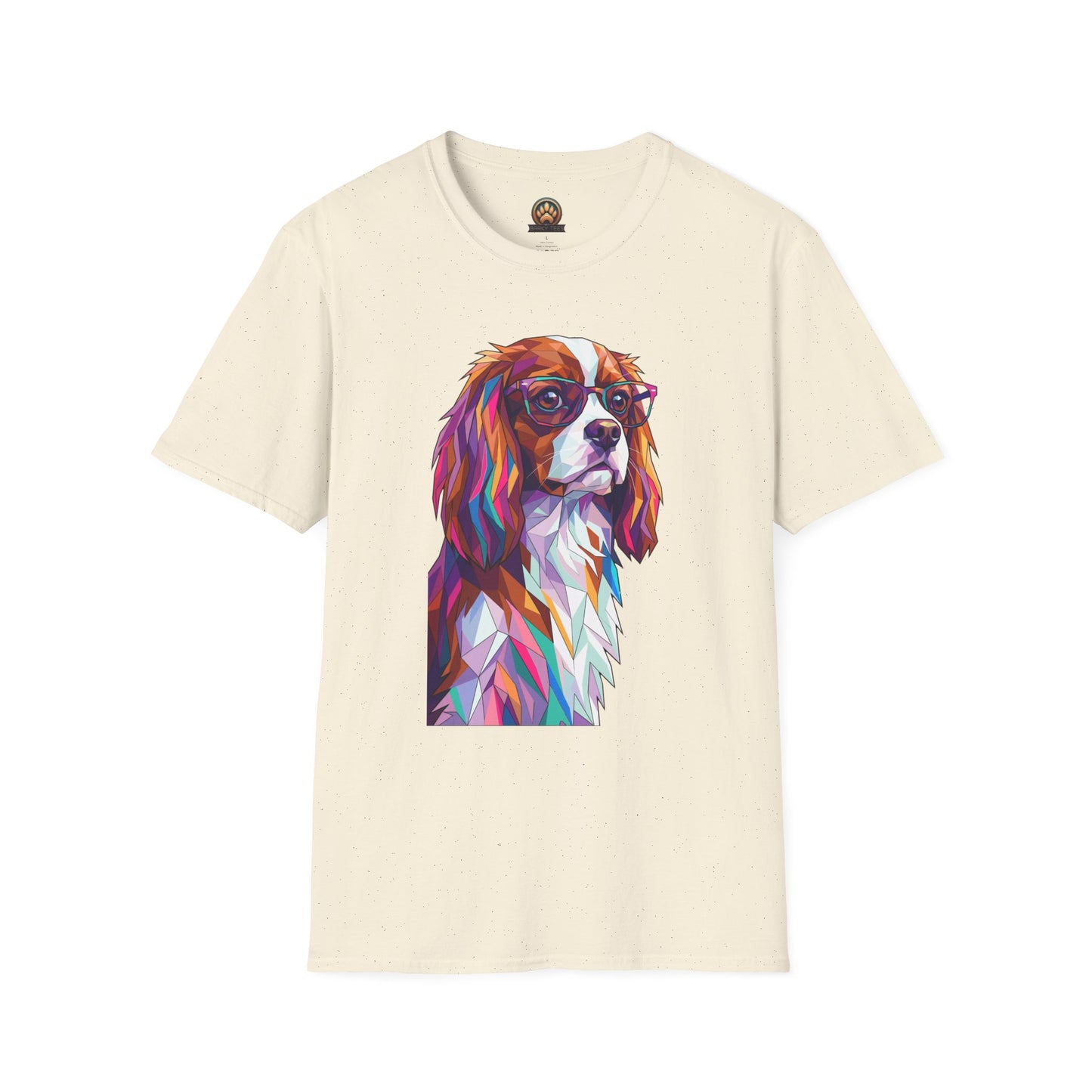 Portrait Cavalier King Charles Tee - Large Front Print