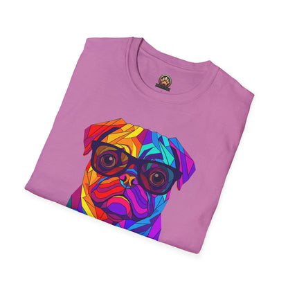 Professor Pug Tee - Large Front Print