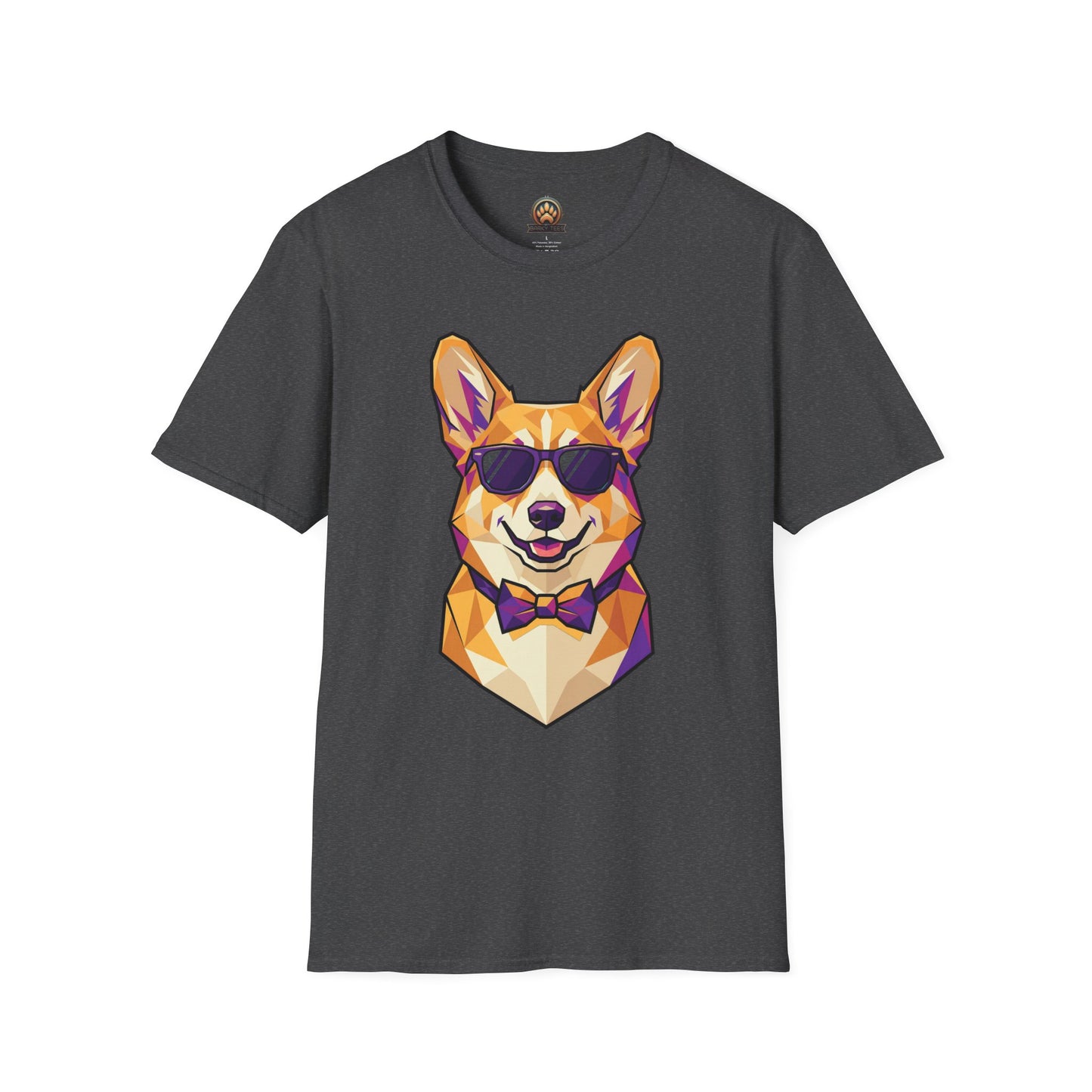 Dapper Corgi Tee - Large Front Print