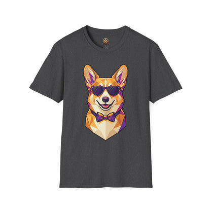 Dapper Corgi Tee - Large Front Print
