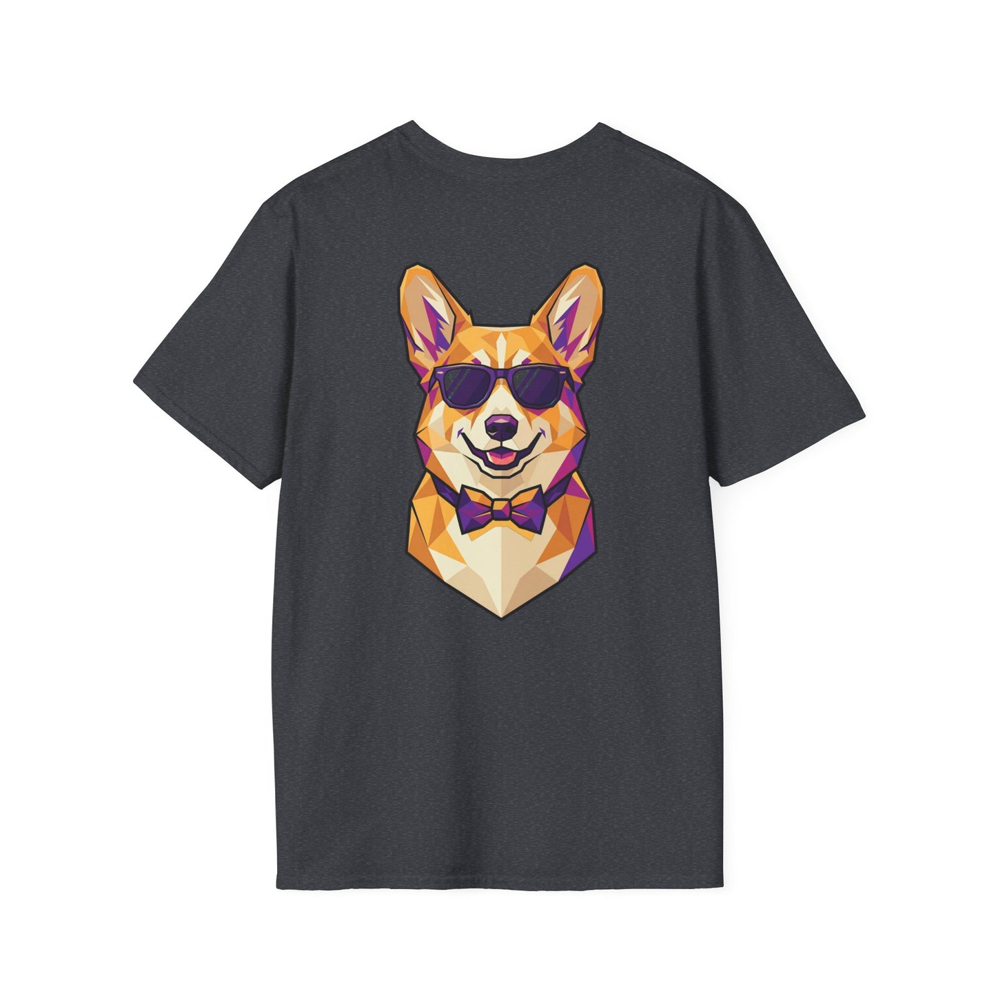 Dapper Corgi Tee - Pocket & Large Back Print