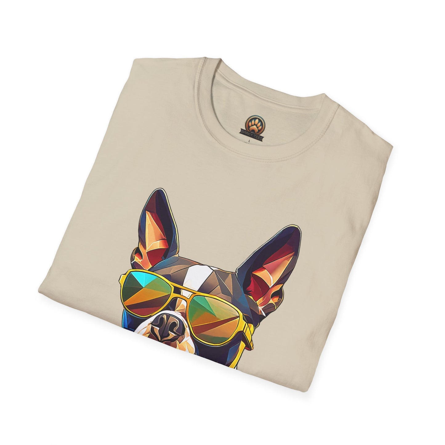 Sunny Boston Terrier Tee - Large Front Print