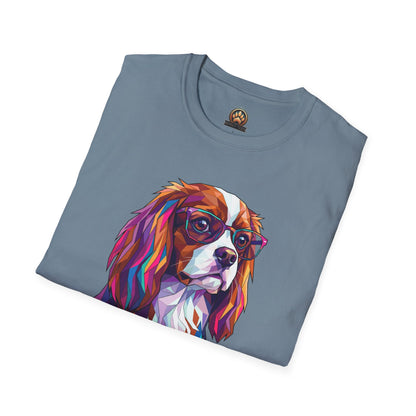 Portrait Cavalier King Charles Tee - Large Front Print