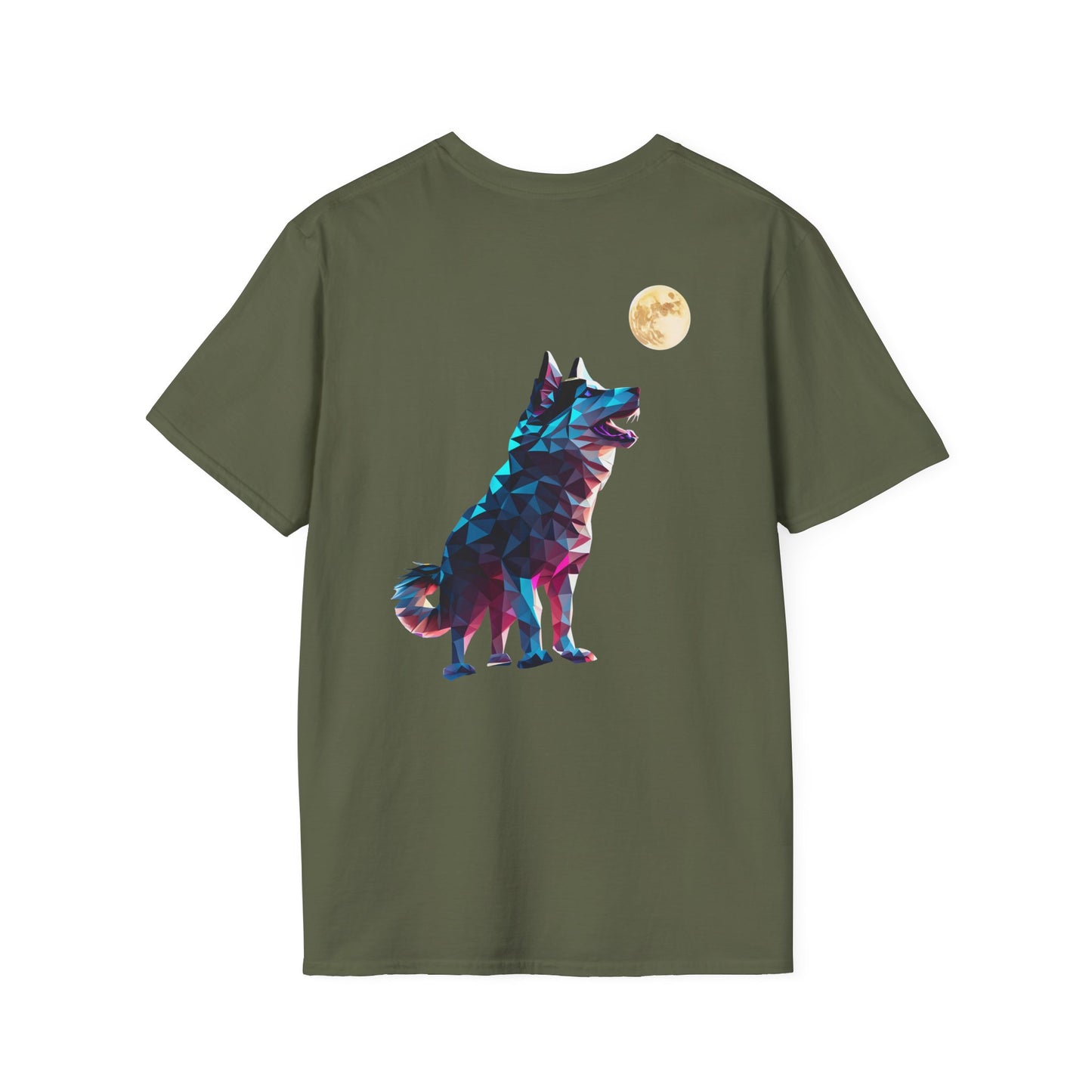Polygon Alaskan Husky Tee - Pocket & Large Back Print