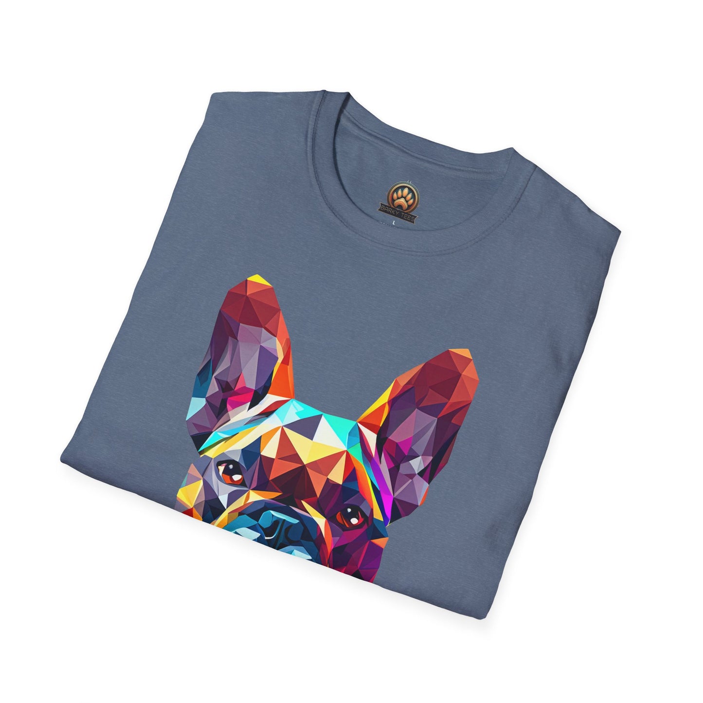 Polygon French Bulldog Tee - Large Front Print