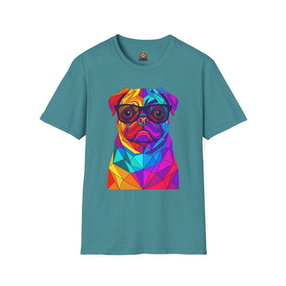 Professor Pug Tee - Large Front Print