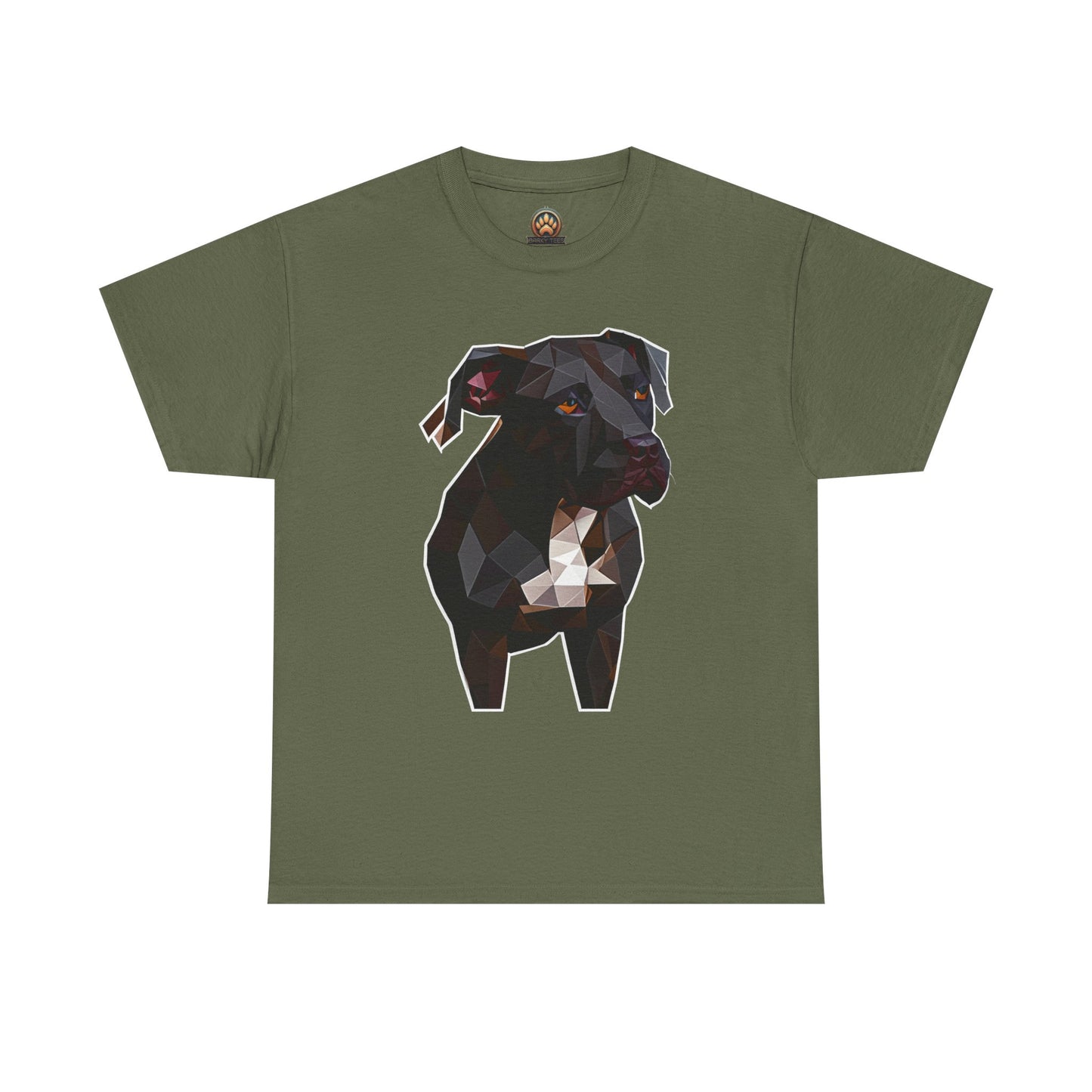 Polygon Pitbull Tee - Large Front Print
