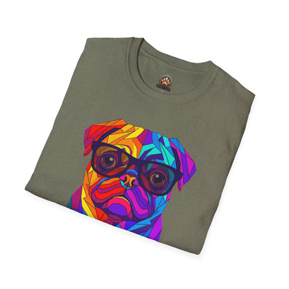 Professor Pug Tee - Large Front Print