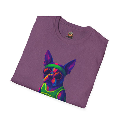Boston Terrier Basketball Tee - Large Front Print