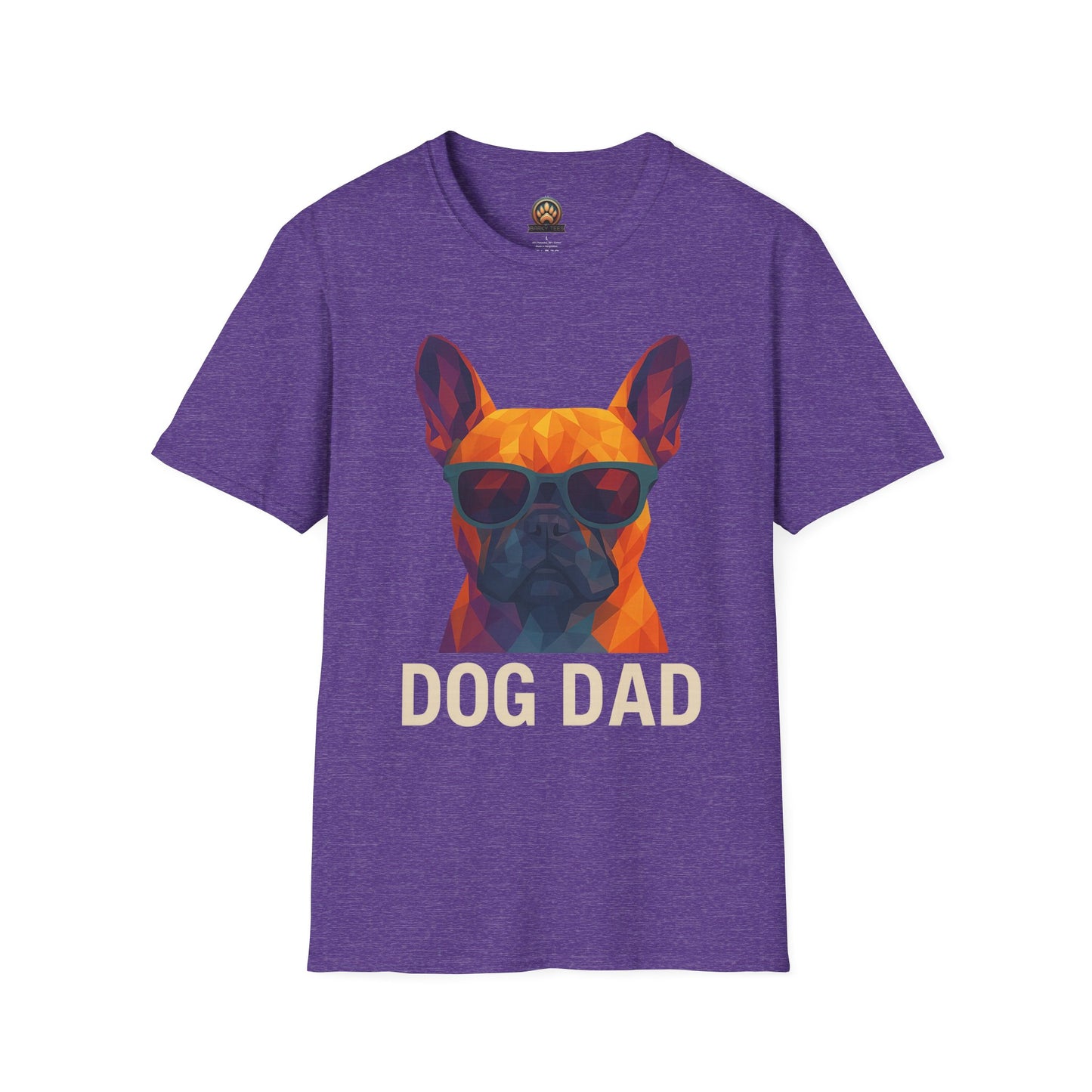 Dog Dad Tee - Large Front Print